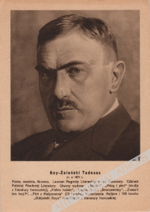 [pocztówka, 1933] Boy-Żeleński Tadeusz