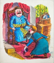 [rysunek, 1986] Wizyta u szlachcica