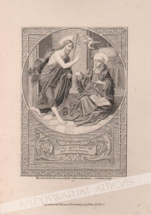 [rycina, ok. 1865] Christus Apparet Matri Suae Post Resurrectionem  [Chrystus zmartwychwstały ukazuje się Maryi]