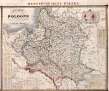 [mapa, 1840] Carte Generale des Etats de l'ancienne Republique de Pologne [Rzeczpospolita Polska]
