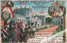 [pocztówka, 1899] I.GESANGS-WETTSTREIT Deutscher Männergesangvereine
