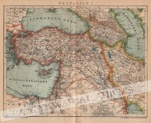 [mapa, 1899] Westasien I. (Bliski Wschód).