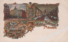 [pocztówka, ok. 1905] [Monachium] Munchen. Hotel Metropol
