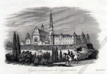 [rycina, ok. 1837] Eglise et Couvent de Czenstochowa [Kościół i Klasztor w Częstochowie]