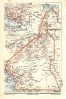 [mapa, 1897] Kamerun