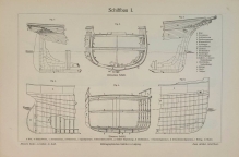 [ryciny, 1909] Schiffbau I-II. [budowa okrętów]