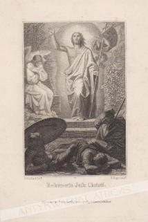 [rycina, 1870] Refurrectio Jefu Christi [Zmartwychwstanie Jezusa Chrystusa]