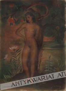 [rysunek, 1940] [Ewa kuszona przez węża]
