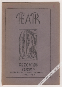 Teatr. Sezon 1918/19. Zeszyt 5  [okładka Z. Pronaszko]