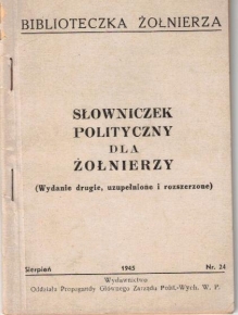Słowniczek polityczny dla żołnierzy