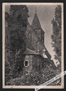 [pocztówka, 1939] Kraków. Kościół Św. Ducha od strony Plant