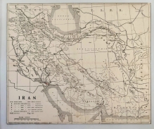 [mapa, 1943] Iran  [II Korpus Polski,  Armia Andersa]