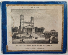 [album stalorytów, ok. 184050] Des principaux monumens de Paris [30 widoków Paryża w formie leporello]