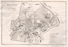 [plan Krakowa, 1831] Pianta di Cracovia