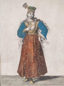 [miedzioryt, Fille de qualite Greque de la ville de Pera [Greczynka z miasta Pera]