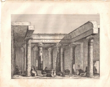 [rycina, 1865] Świątynia na wyspie File, Egipt