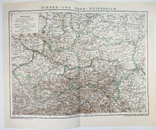 [mapa, 1902] Nieder- und Ober OSTERREICH [Austria]