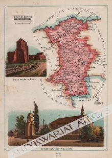 [mapa, 1907] Powiat Węgrowski Guberni Siedleckiej