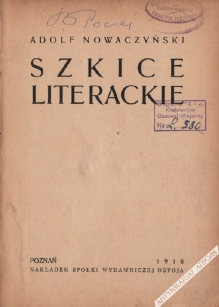 Szkice literackie
