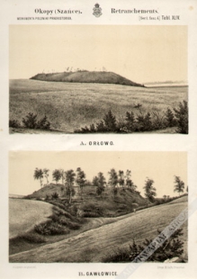 [rycina, ok. 1880] Okopy (Szańce). A. ORŁOWO, B. GAWŁOWICE