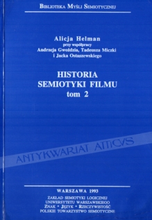 Historia semiotyki filmu, t. II