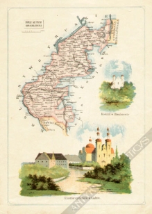 [mapa, 1907] Powiat Słupecki Gub. Kaliskiej