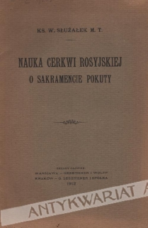 Nauka Cerkwi Rosyjskiej o sakramencie pokuty