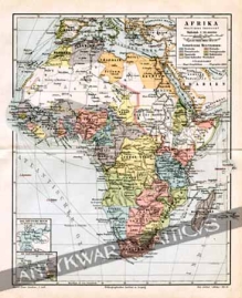[mapa] AFRIKA Politische Ubersicht [Afryka]