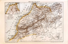 [mapa, Maroko i Tunis, 1898] Marokko [Maroko]