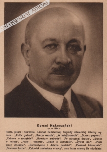 [pocztówka, 1933] Kornel Makuszyński