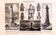 [rycina, 1902] Leuchtturme [latarnie morskie]