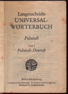 Langenscheidts Universal - Worterbuch Polnisch-Deutsch, Deutsch-Polnisch