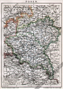 [mapa, 1903] Posen [Poznańskie]