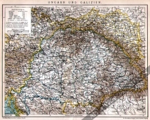 [mapa, 1903] Ungarn und Galizien [Węgry i Galicja]