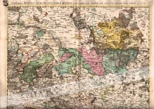 [mapa Anhaltu,1760] Tabula Geographica Principatus Anhaltini et Finitimarum Regionum correctior reddita jussu Academ, reg. Scient. et Elegant Litt. Boruss. per I.C.R.