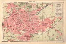 [plan miasta, 1906] Aachen [Akwizgran]