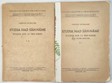 Studia nad Sah-Name, t. I-II