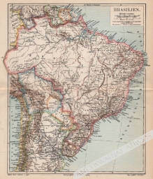 [mapa, 1905] Brasilien [Brazylia]