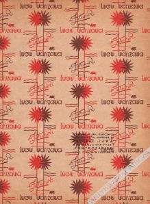 [druk reklamowy, 1935] Ł. Zalewski Lwów Warszawa [firmowy papier pakowy]