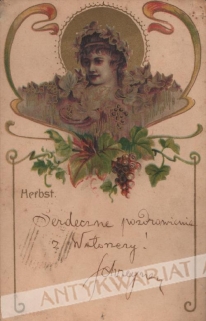 [pocztówka, ok. 1905] Herbst [Jesień]