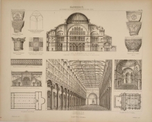 [rycina 1896] Architektur: Altchristlischer und byzantinischer Stil [architektura starochrześcijańska i bizantyńska]