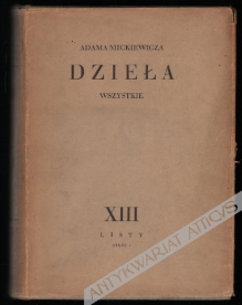 Dzieła wszystkie, t. XIII: Listy część pierwsza 1817-1831