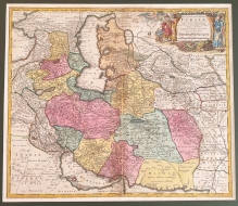 [mapa, Persja, ok. 1750-1770] Opulentissimi Regni Persiae juxta suas Provincias recentissima et accuratissima Designatio, Studio et sumtibus ...