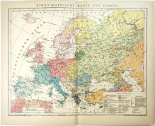 [mapa, 1905] Ethnographische Karte von Europa [Etnograficzna mapa Europy]
