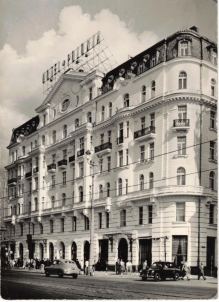 [pocztówka, lata 1960-te] Warszawa. Hotel Polonia