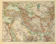 [mapa, ok. 1900] Vorderasien [Bliski Wschód]
