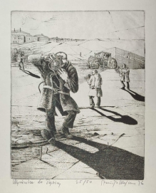 [grafika, 1976] "Wycieczka do Dębicy"