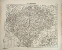 [mapa, 1879] Kronland Bohmen [Czechy]
