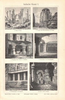 [rycina, 1907] Indische Kunst I.-II. [sztuka Indii]