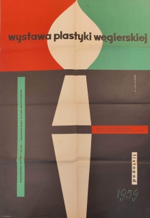 [plakat, 1959] Wystawa plastyki węgierskiej, listopad 1959